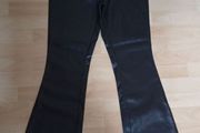 River Island Faux Leather Boot Cut Jeans