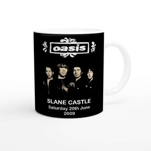 Oasis Slane Castle Ireland 2009 11oz Ceramic Mug
