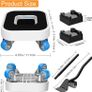 Furniture Mover with Wheels, Heavy Duty Furniture Lifter Sliders Tool, 360 degree Rotating Transport Roller Dolly Set for Sofa, Bed, Cabinet, 350kg Max Load Capacity, Moving Heavy Furniture Tool Set Image 2
