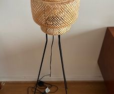 IKEA bamboo floor lamp