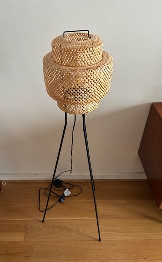 IKEA bamboo floor lamp
