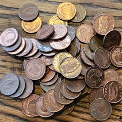 Ireland 1971-2000 1p Penny Lot 100 Coins Mixed Dates and Condition Many Red Uncirculated