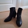 Reduced - Black leather Office ankle boots Image 2