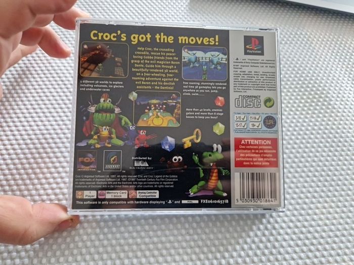 Croc  PlayStation1 Ps1 PlayStation2 Ps2 Games Original