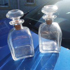 2 Old time Bottes With Lids. From What Was Old Sweetshop.