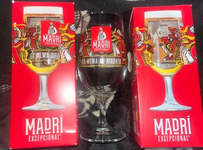 Madri beer Pint Glasses
