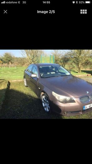 Bmw 520 petrol for braking