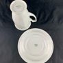 A classic mocha/coffee mug and saucer by Rosentha Image 7