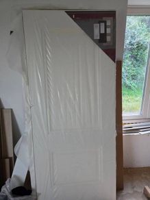 2 panel solid door,