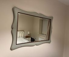 Large Vintage Style Distressed Wall Mirror French Provincial Shabby Chic