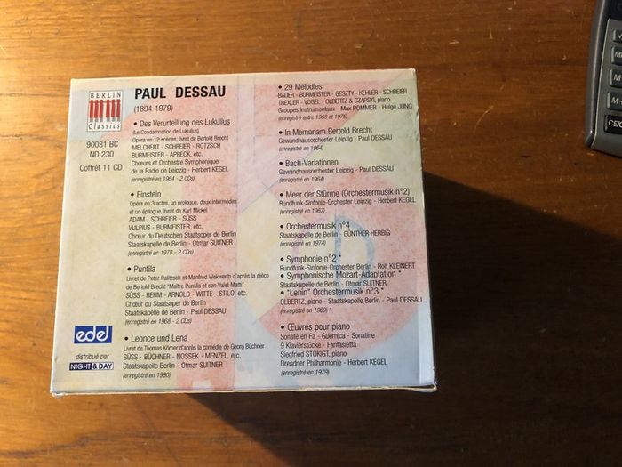 Paul Dessau - Aspects of his Work