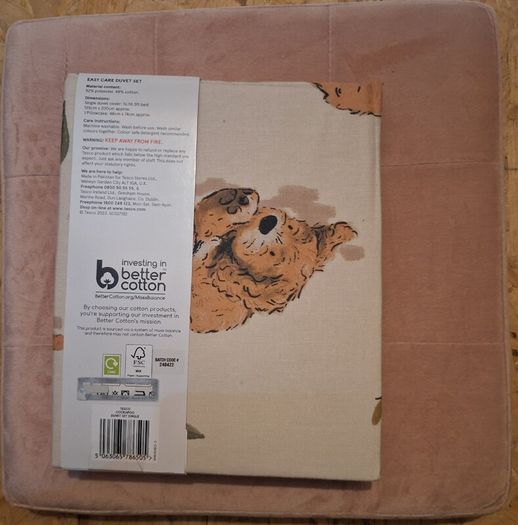 Tesco easy care home single bed duvet set