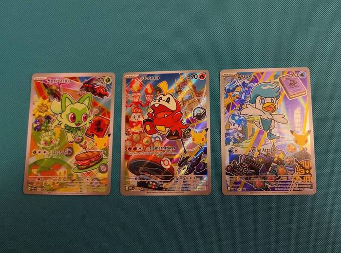 Pokemon Cards : First Partners Illustration Collection Series 3 Paldea starters