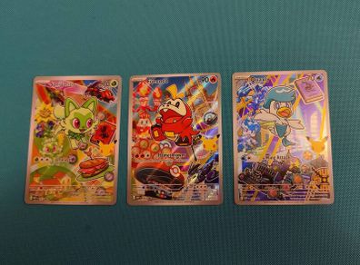 Pokemon Cards : First Partners Illustration Collection Series 3 Paldea starters