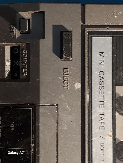 Vintage SANYO Transcribing Equipment Model TRC-7060, Mini Cassette, with Foot Pedal and Power Supply in excellent condition