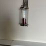 Stunning chrome and glass wall sconce Image 2