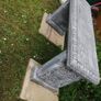 garden bench concrete Liverpool bench very heavy Image 3