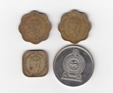 Ceylon / Sri Lanka, 4 X Coins ( No. 414)
