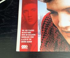 The Elvis Christmas album on red vinyl