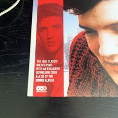 The Elvis Christmas album on red vinyl