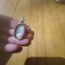 Silver mother of pearl pendant Image 6