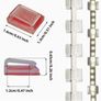 50pcs transparent cable clips for home decoration, car, office Image 7