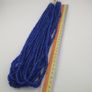 Vintage African Style Blue 4-5.5mm Glass Beads Necklace Strand Image 9