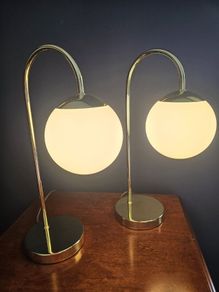 Opal Globe Table Lamp