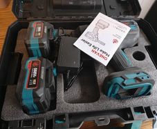 Onevan 3,500nm 3/4 Impact gun, battery X2, charger MAKITA COMPATIBLE