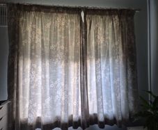 Laura Ashley Duck Egg curtains