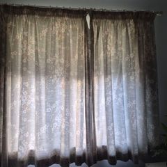 Laura Ashley Duck Egg curtains