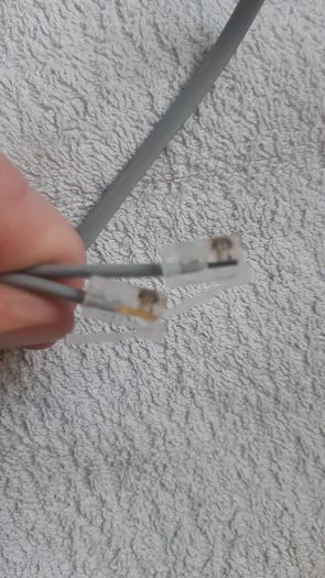 RJ11 Male to Male cable for telephone DSL Modem 2m