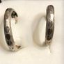 sterling silver hoop earrings Image 3