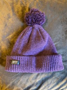 Purple Bobble Hat from RockJock