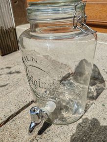 Large Glass Jar With Tap