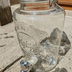 Large Glass Jarr With Tap
