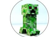 Minecraft personalised edible cake topper 7'