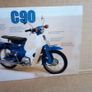 Honda 50 70 90 classic bike reproduction media posters Image 3