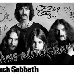 Black Sabbath Autograph's