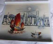 Painting of Hong Kong Bay