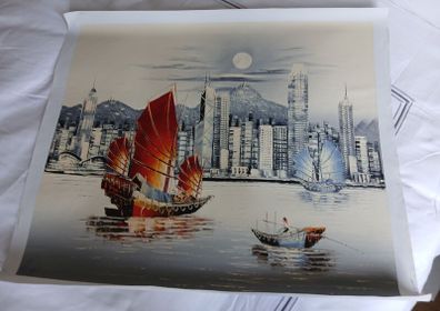 Painting of Hong Kong Bay