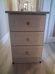 Bedside lockers x 2
