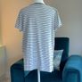 Ladies Navy & White Stripped Regatta Short Sleeved Tee Shirt Image 6