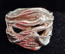 sterling silver ring size S/T