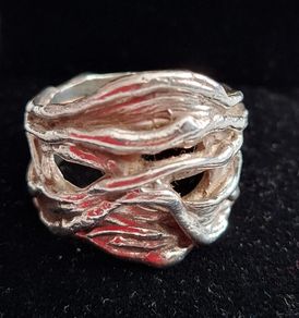 sterling silver ring size S/T