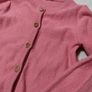 Rocha Little Rocha Denim Skirt And Pink Cardigan Image 6