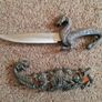 Collector's Dragon Design Knife with Sheath Image 2