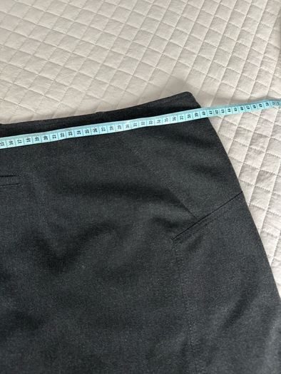 Guzella Dark Charcoal Grey Tailored Pencil Skirt - Size EU 38 / UK 10