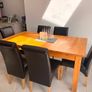 Solid oak dining table & 6 chairs reducing price as i need it gone ASAP Image 2