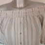River Island off shoulders blouse size UK12 EU40 Postage included Image 2